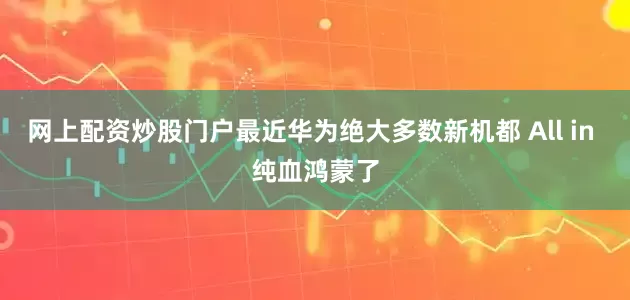网上配资炒股门户最近华为绝大多数新机都 All in 纯血鸿蒙了