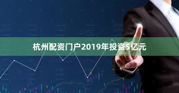 杭州配资门户2019年投资5亿元